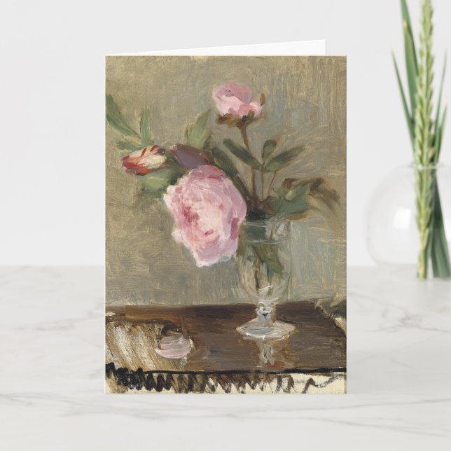 Carte Les pivoines | Berthe Morisot (Devant)