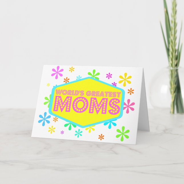 Carte Les plus grandes mamans du monde (Devant)