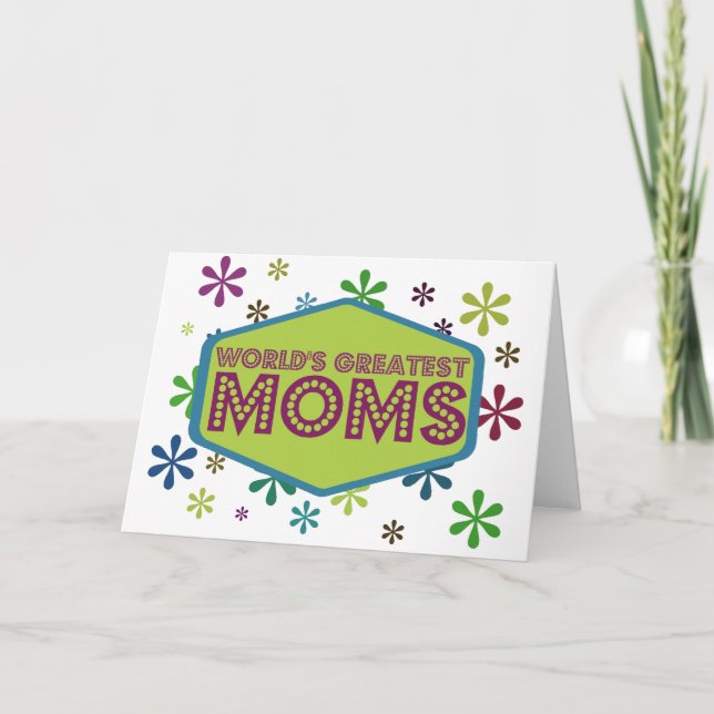 Carte Les plus grandes mamans du monde (Devant)