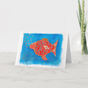 Carte Les poissons peuvent tomber amoureux, eux aussi !