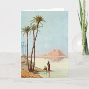 Carte Les pyramides égyptiennes Félicitations à l'Egypte