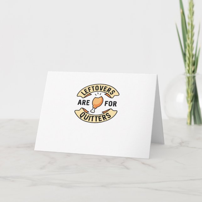 Carte Les Restes Sont Pour Quitters Essential Cool Minim (Devant)
