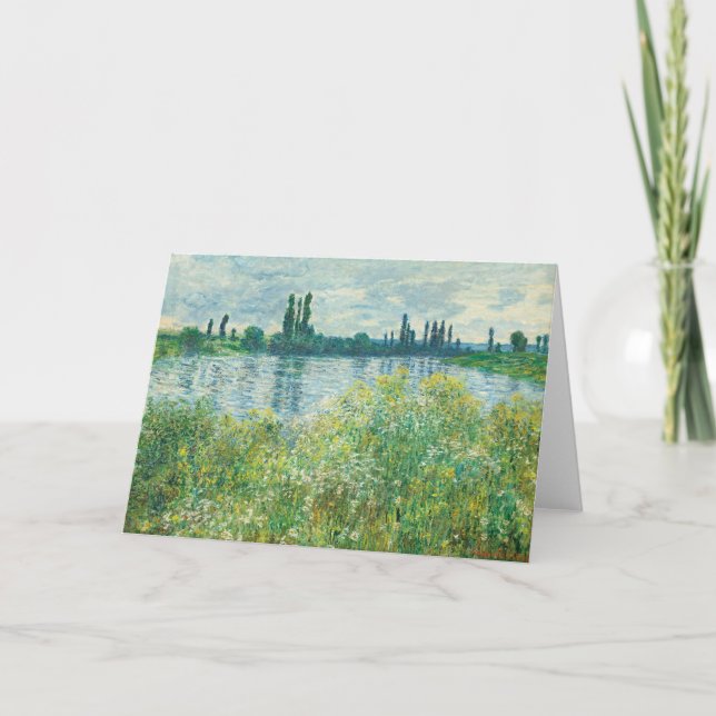 Carte Les rives de la Seine par Monet (Devant)