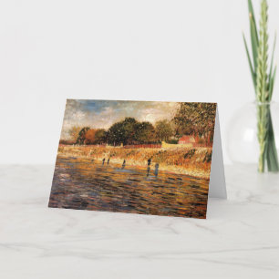 Carte Les rives de la Seine par Vincent van Gogh