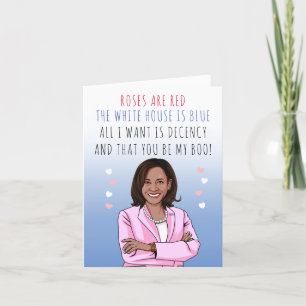 Carte Les roses sont rouges La Maison Blanche est bleue 