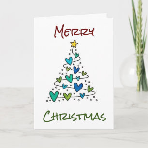 CARTE LES SALUTATIONS DE NOËL ONT DE L'AMOUR, DE LA FAMI