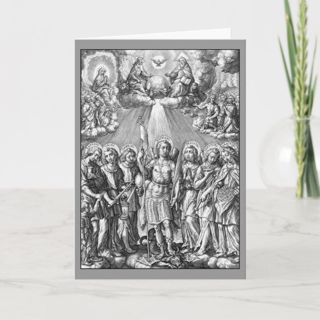 Carte Les Sept Archanges (M 034; Gravure) (Devant)