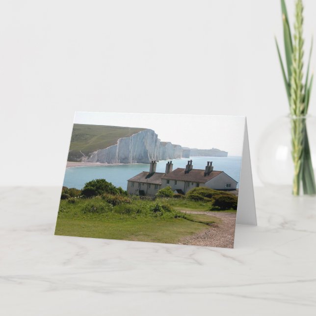 Carte Les sept soeurs, asile de Cuckmere, le Sussex (Devant)