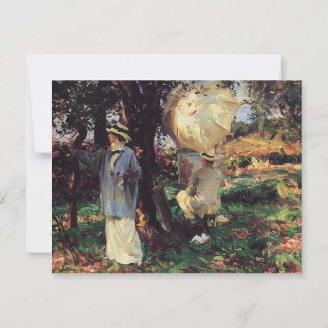 Carte Les Sketchers de John Singer Sargent (Devant)