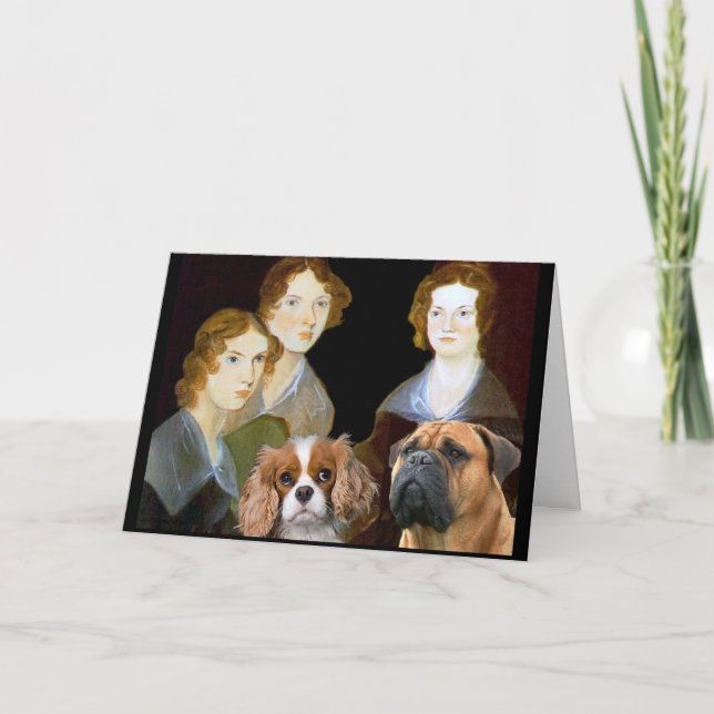 Carte Les soeurs Bronte et leurs chiens (Devant)