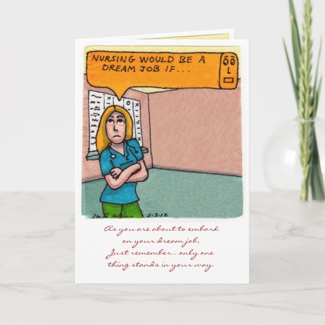 Carte Les soins seraient un travail rêveur si… (Devant)