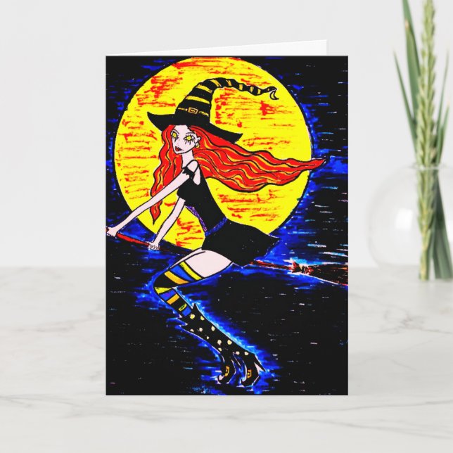 Carte Les sorcières d'Halloween (Devant)