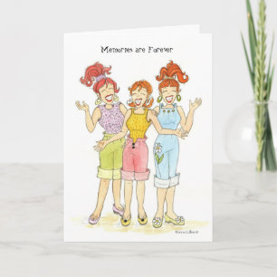 Carte Les souvenirs sont forever.