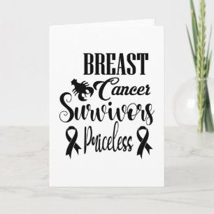 Carte Les survivants du cancer du sein n'ont pas de prix