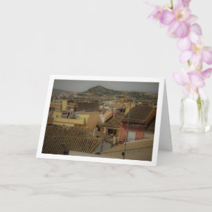 Carte Les toits de la ville de Benisanó, Valence, Espagn