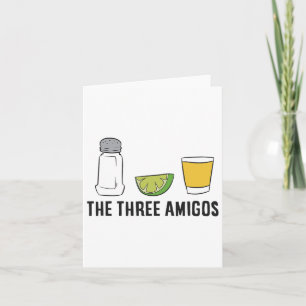 Carte Les Trois Amigos Cinco De Mayo Tequila Salt Et Li