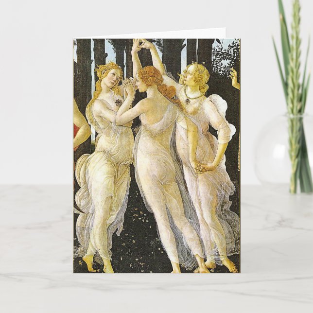 Carte Les Trois Graces de Sandro Botticelli (Devant)