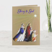 Les Trois Mages Portant des dons Gloire à Dieu