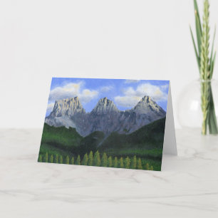 Carte Les trois soeurs en Canmore, Alberta, Canada