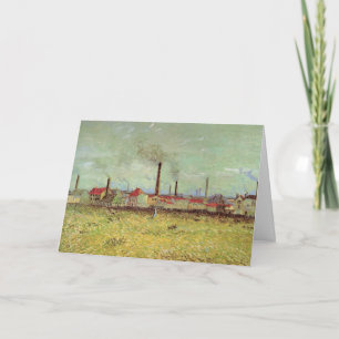 Carte Les usines à Asnieres par Vincent van Gogh