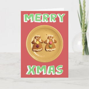 Carte Lesbienne "Joyeux Noël" (avec message)