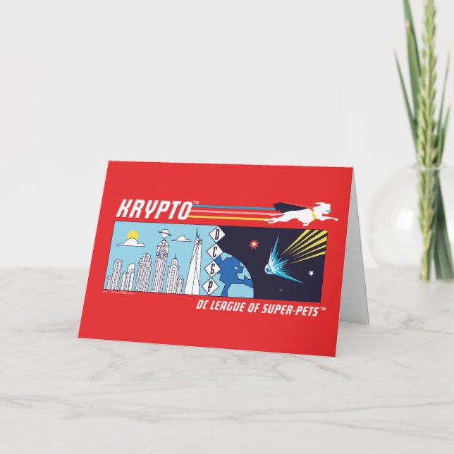 Carte L'espace extra-atmosphérique de Krypto vers la mét (Devant)