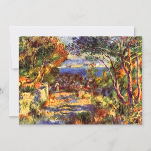Carte L'Estaque par Pierre Renoir, Impressionnisme Vinta (Devant)