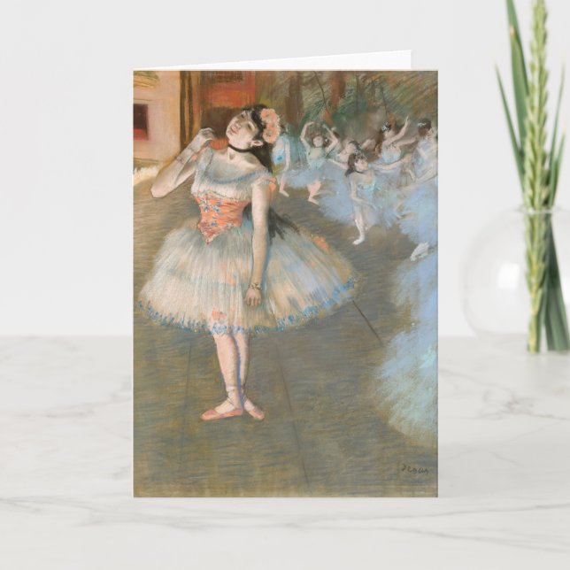 Carte L'étoile | Edgar Degas (Devant)