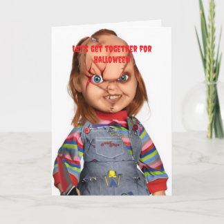 Carte Let's get together for Halloween.