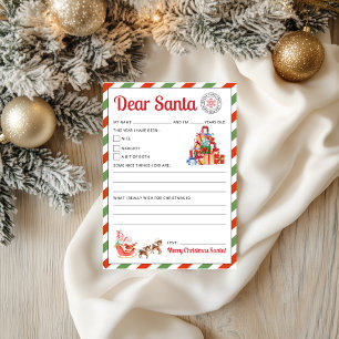 Carte Lettre à Père Noël Kids Lettre à Père Noël imprima