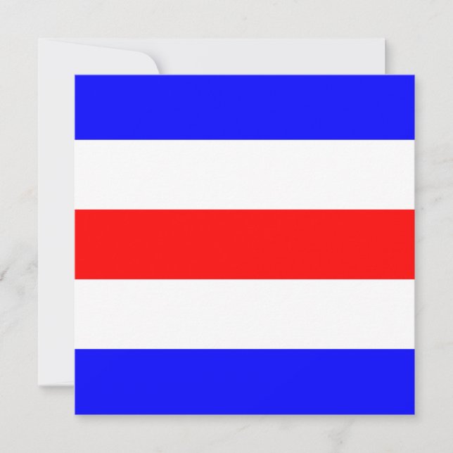 Carte LETTRE Charlie C DU Drapeau Nautique (Devant)