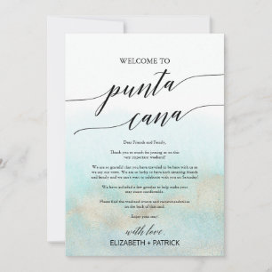Carte Lettre d'accueil & Itinéraire Aqua Beach Punta Can