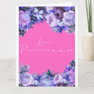 Carte Lettre d'amour Design - Amour, Provence xxoo