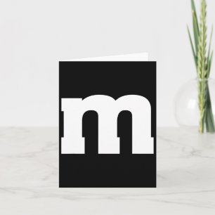 Carte Lettre M Alphabet Majuscule 