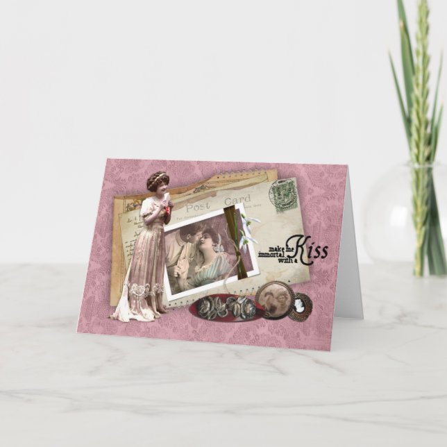 Carte Lettres d'amour romantiques victoriennes (Devant)