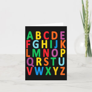 Carte Lettres Majuscules Alphabet Apprendre Abc Garçon F