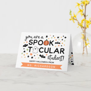 Carte L'Étudiant Spooktacular Halloween heureux de l'ens