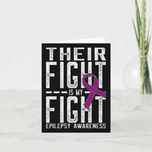 Carte Leur combat est mon combat Epilepsie de combat