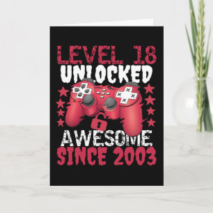 Carte Level 18 Awesome Since 2003