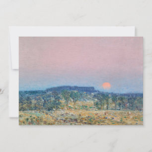 Carte Lever de lune de septembre   Childe Hassam