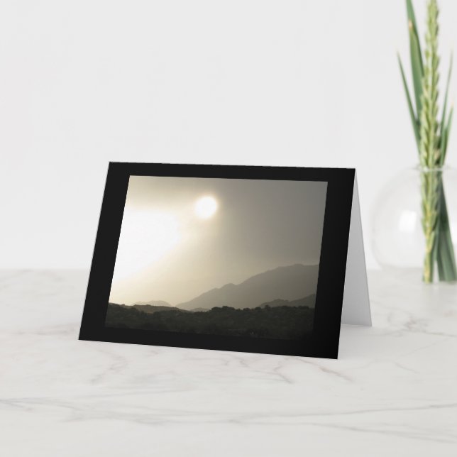 Carte Lever de soleil dans le haut désert (Devant)