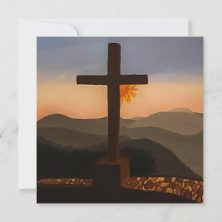 Carte Lever de soleil peint à Pretty Place. Impression a