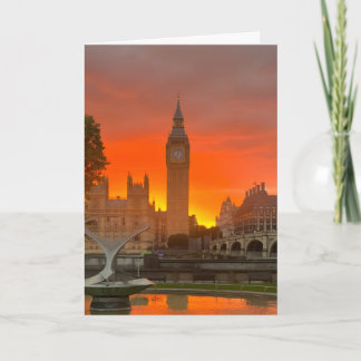 Carte Lever et coucher de soleil à Londres 