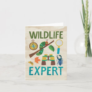 Carte L'expert en faune et flore de La chenille qui fait