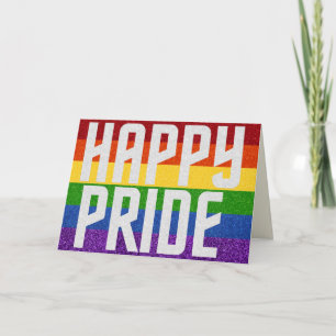 Carte LGBT Glitter