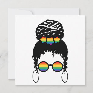 Carte LGBT-Pride. L'amour gay.