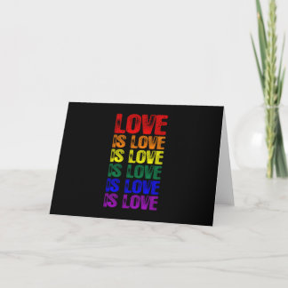 Carte LGBTQ L'amour est l'amour