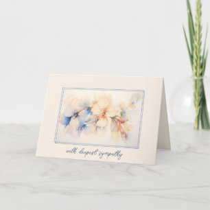 Carte L'hibiscus sympathique Abstrait