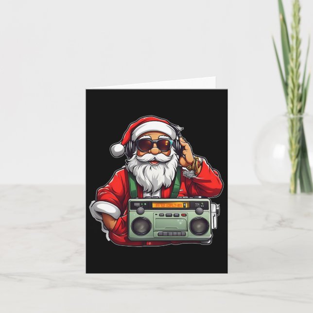 Carte L'Hip hop de Noël des années 90, Radio Père Noël B (Devant)