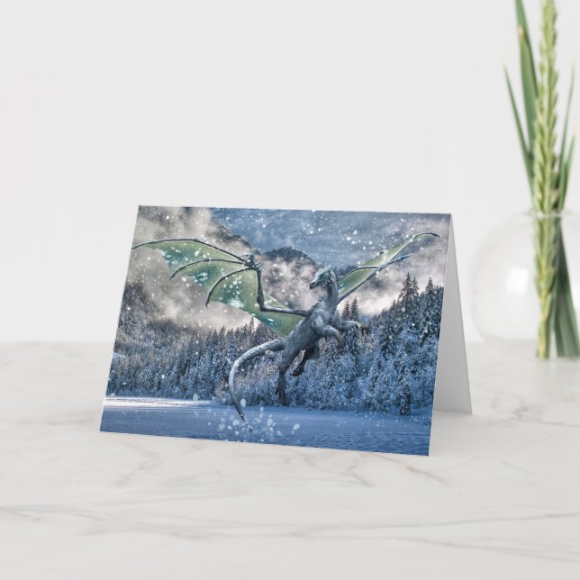 Carte L'hiver est là (Devant)